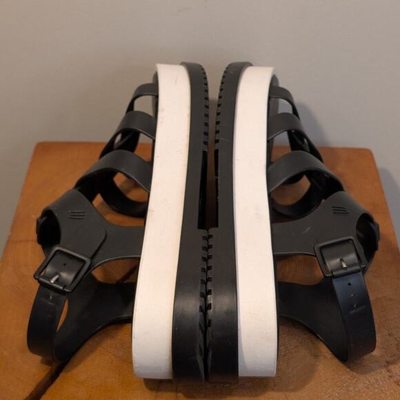 Melissa Platform Sandal Jelly Gladiator Grandpa Preppy Grunge Y2K - Size 10 - Picture 6 of 7